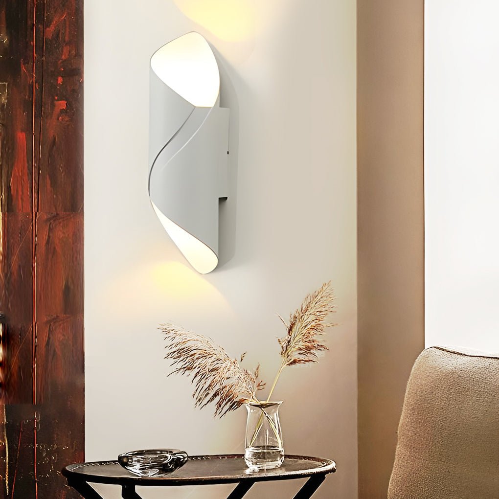 Elegante Wandleuchte Innen und Außen | Rostfreies Aluminium, IP66 Wasserdicht, 10W LED, Modernes Design, Ideal für Flure und Gärten-1
