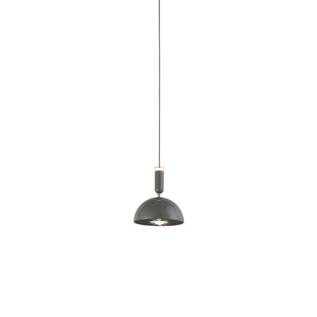 Variant image for Nordic Macaron Pendelleuchte für Esszimmer | Moderne Hängelampe mit Warmem Licht, Aluminium und Acryl, 10W LED, Ø 20.3cm-5