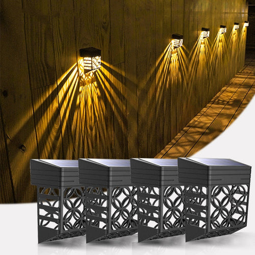 Starlight Silhouette Glühlicht 4er Set | Solar Gartenleuchten mit LED für Magische Gartenbeleuchtung und Langlebige Konstruktion-1