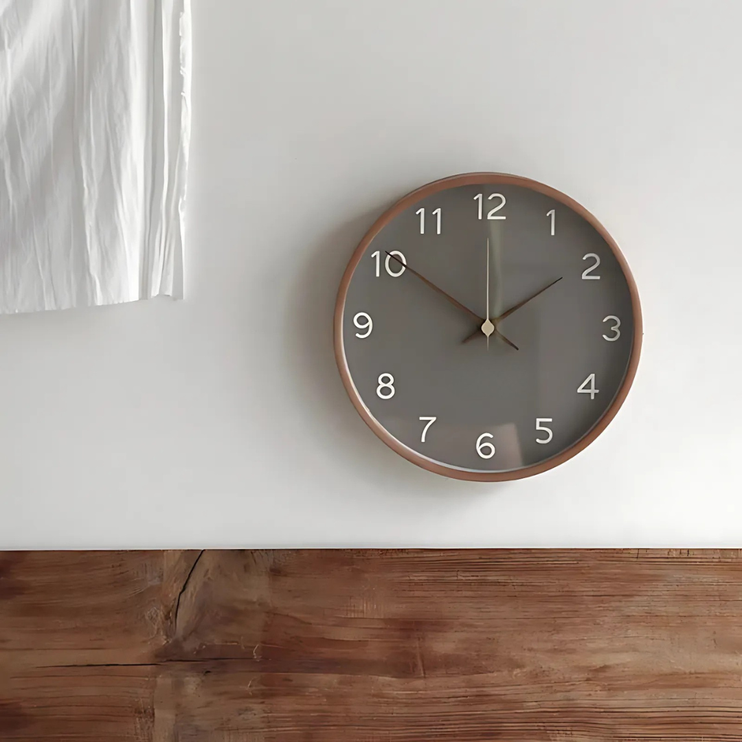 Transzend | Moderne Holz Wanduhr Minimalistisch 30 cm 3