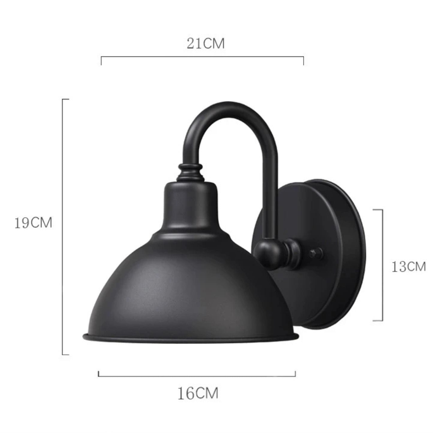 RetroRustic | Rustikale industrielle Wandleuchte