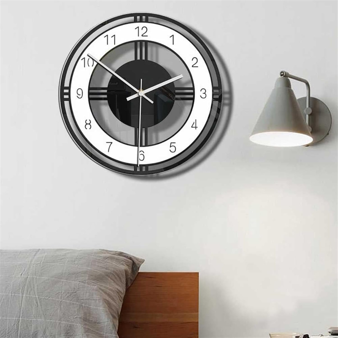 Große Wanduhr Schwarz | Moderne Wandgestaltung 1