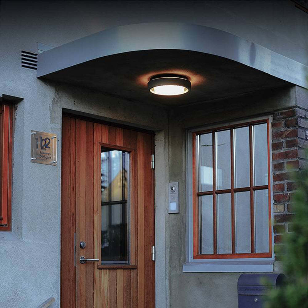 Elegante Wandleuchte Schwarz IP65 – Minimalistische LED-Wandlampe für Innen- und Außenbereiche, Warmes Licht, Vielseitige Nutzung-3