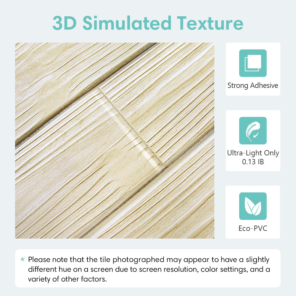 3D Buttergelbe Shiplap Wandpaneele | Selbstklebende Wandverkleidung 5