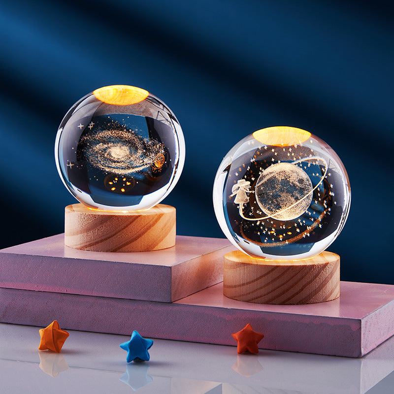 3D Glow Kristalllampe | Innovative LED Tischlampe 1