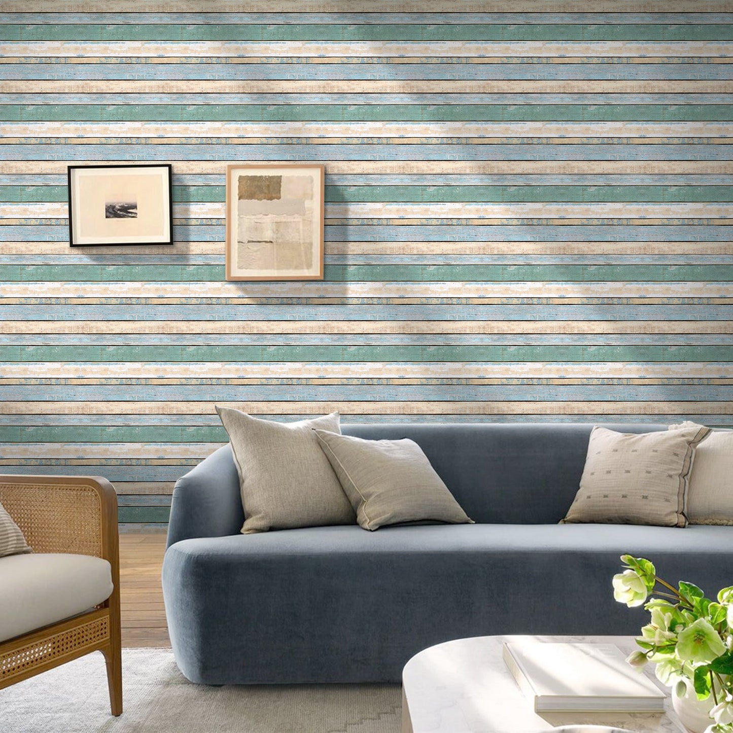 3D Vintage Holzoptik Wandfliesen | Selbstklebende Wandpaneele 1