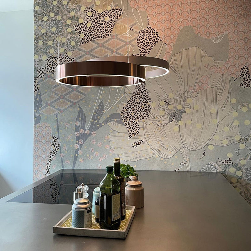 LED Deckenleuchte | Runde Deckenlampe Schwarz 40/60/80 cm Metall 5
