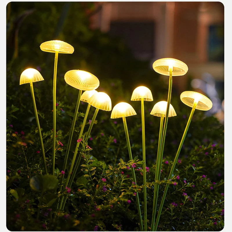 Solar-Pilzleuchte für Garten und Hof – LED, IP44, wasserdicht
