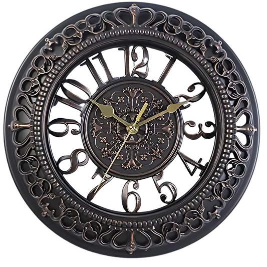 Große Wanduhr Schwarz Modern | Elegante Wanduhr für Wohnräume 1