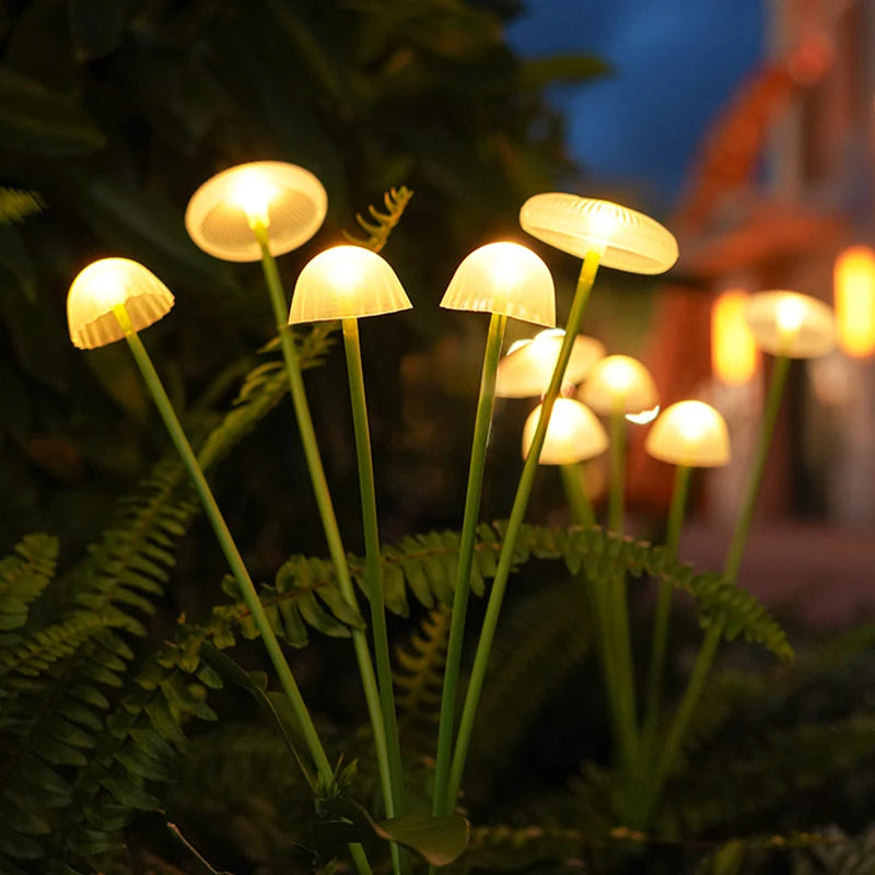 Solar-Pilzleuchte für Garten und Hof – LED, IP44, wasserdicht