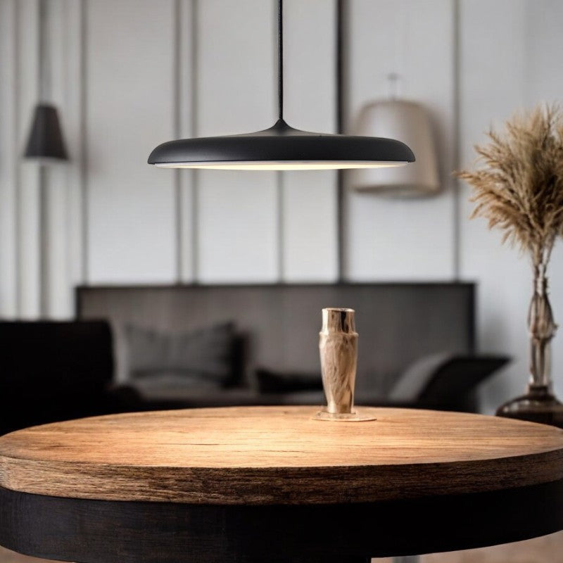 Skandinavische Pendelleuchte mit LED und Minimalistischem Design | Hängelampe für Esszimmer und Wohnzimmer, Verschiedene Farben erhältlich-5