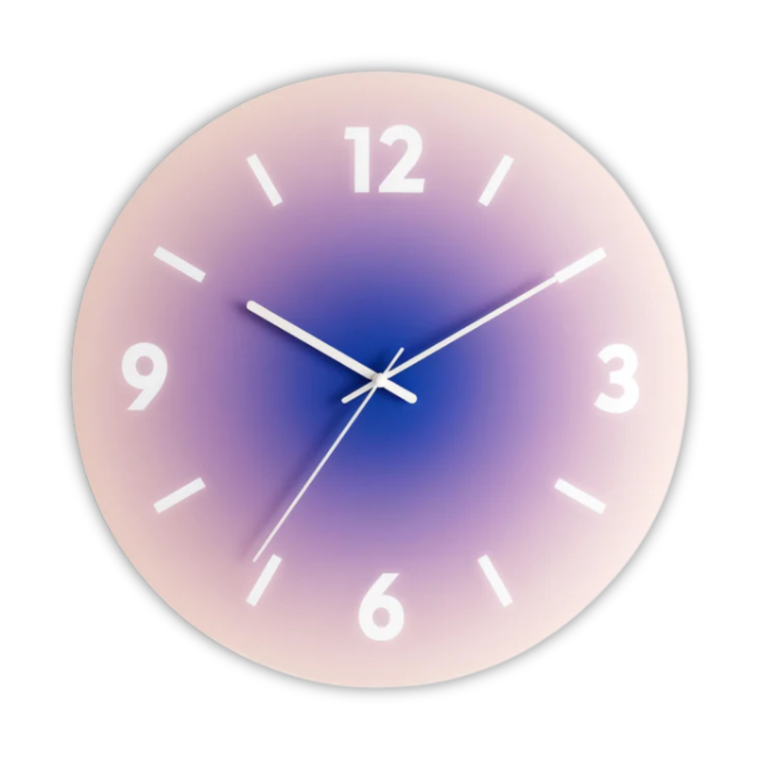 Variant image for Sonnenuntergang | Große Wanduhr Modern aus Glas-6