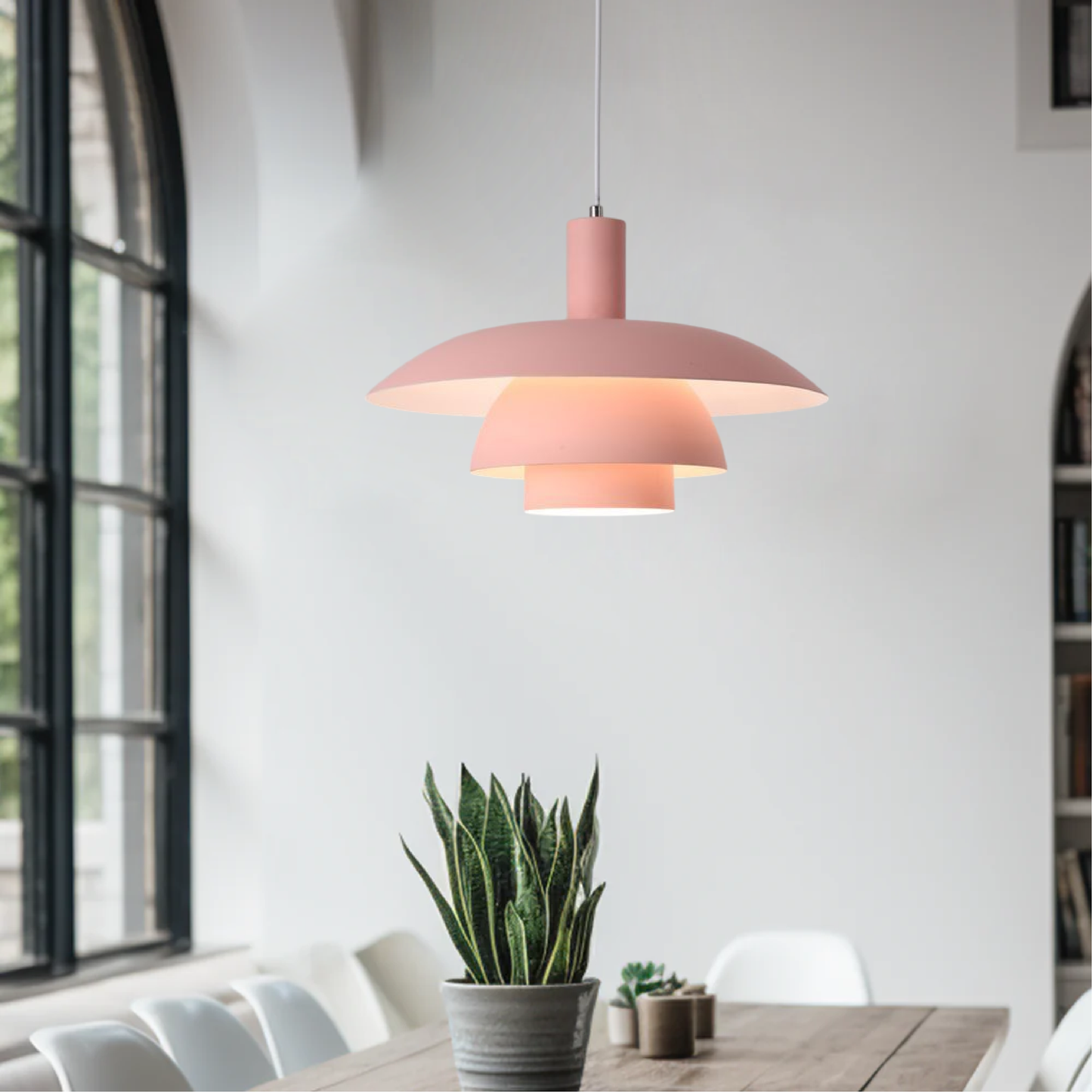 Variant image for Elegante Hängelampe im Dänischen Design | Minimalistische Pendelleuchte für Esszimmer und Wohnräume, LED, Metall, Ø29cm oder Ø39cm-5