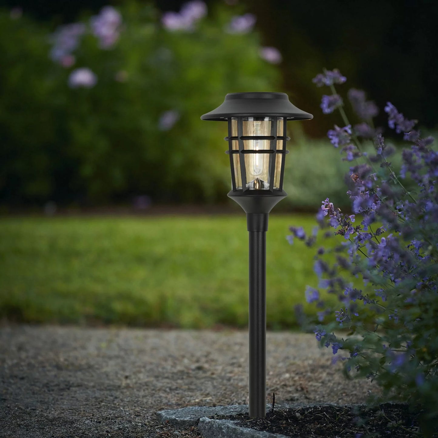 Solar Fackel Set mit 6 LED Gartenlampen – Nachhaltige Solar Gartenleuchten für Stimmungsvolle Außenbeleuchtung in Schwarz-6