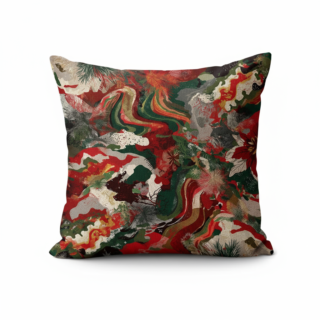 Festliche Weihnachtskissenbezüge 40x40 | Dekokissen Hüllen