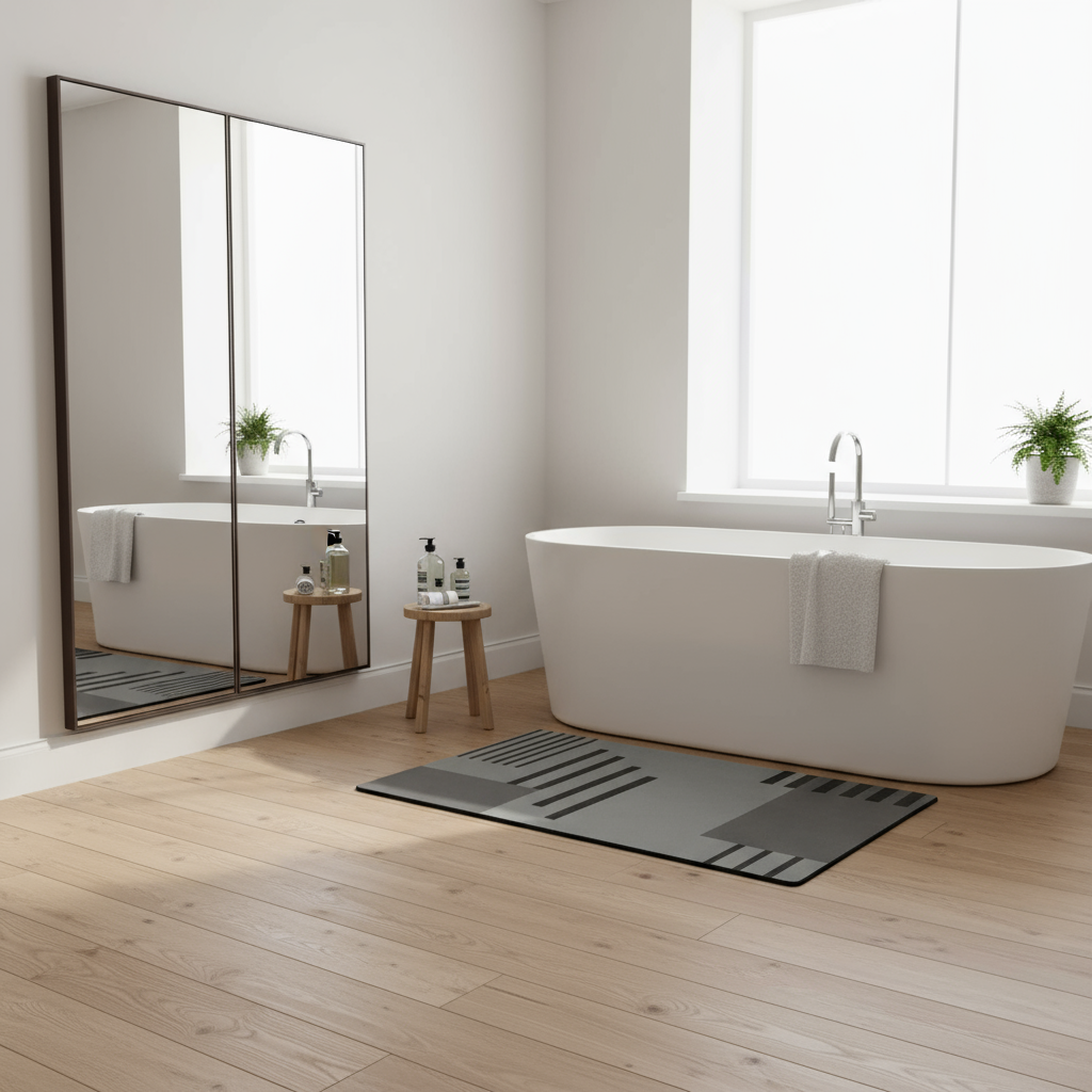 DryWave | Sneldrogende badmat met antislip en comfort