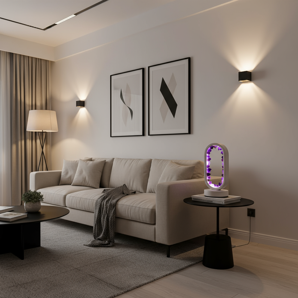 Amethist Lamp | Natuurlijke ontspanningsverlichting