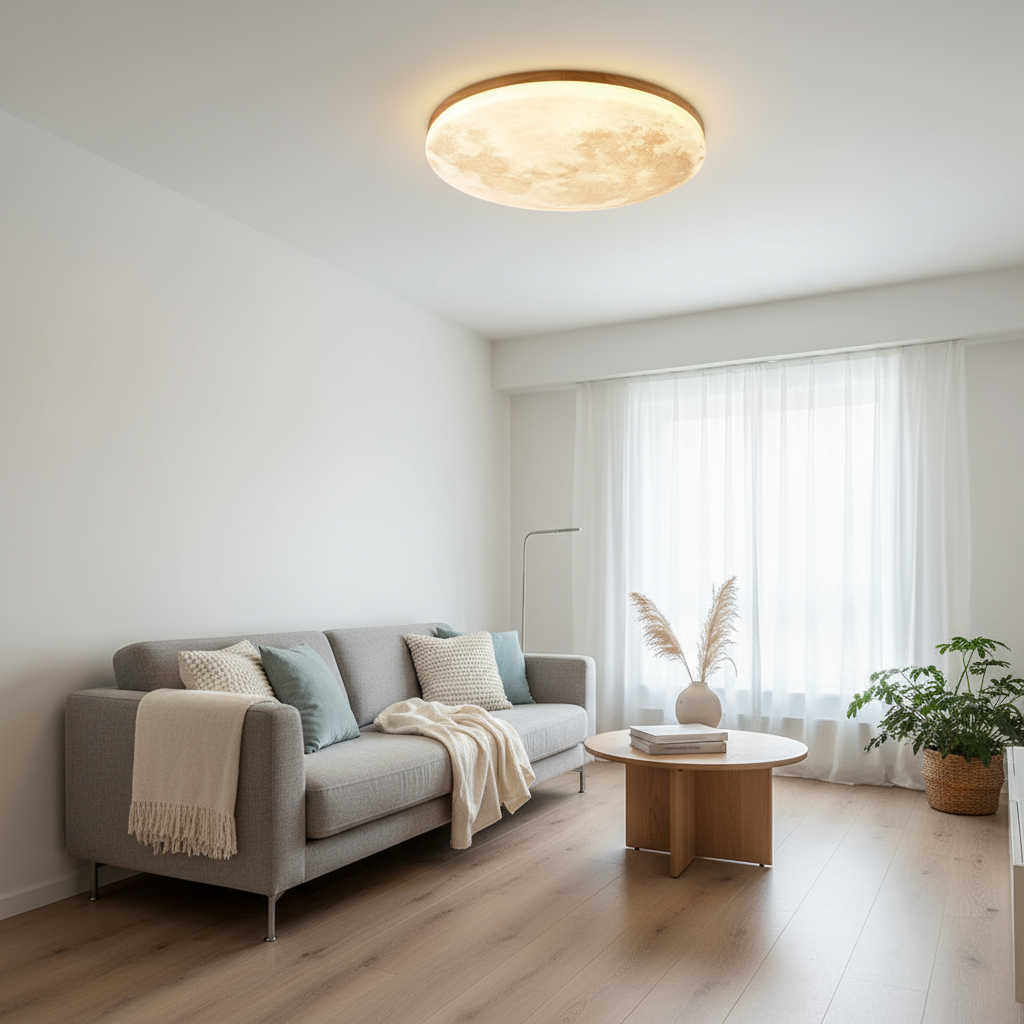 Moon Round | Minimalistische LED-plafondlamp