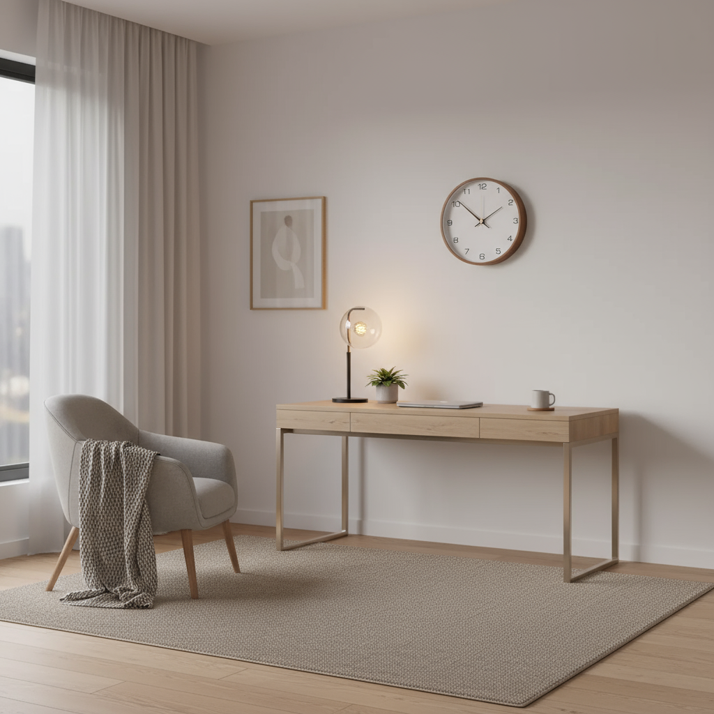 Transzend | Moderne Holz Wanduhr Minimalistisch 30 cm