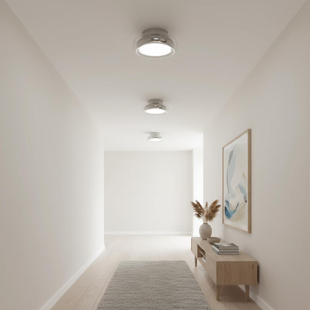 Vintage Acryl LED-plafondlamp