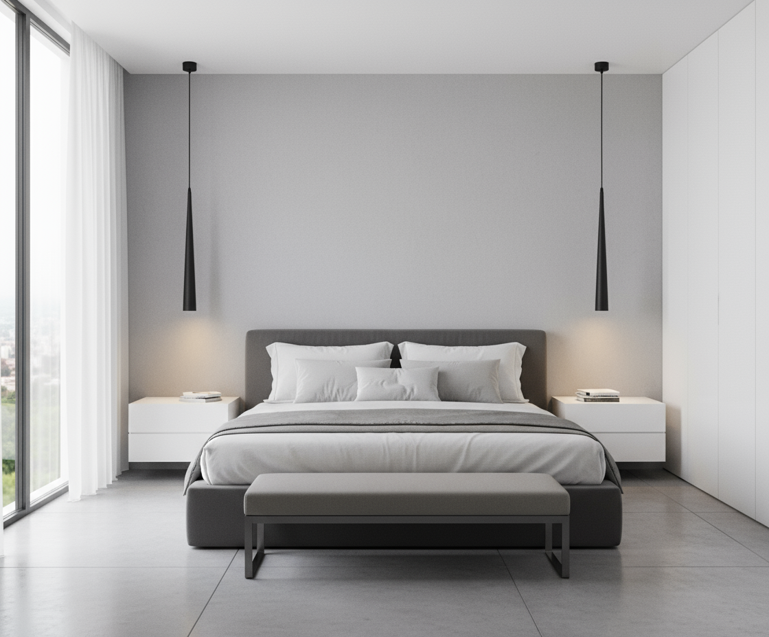Moderne LED-pendellamp – dimbare aluminium kegel