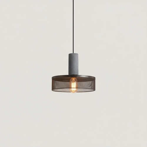 Betono_C | Industriële LED-hanglamp – Beton & IJzer