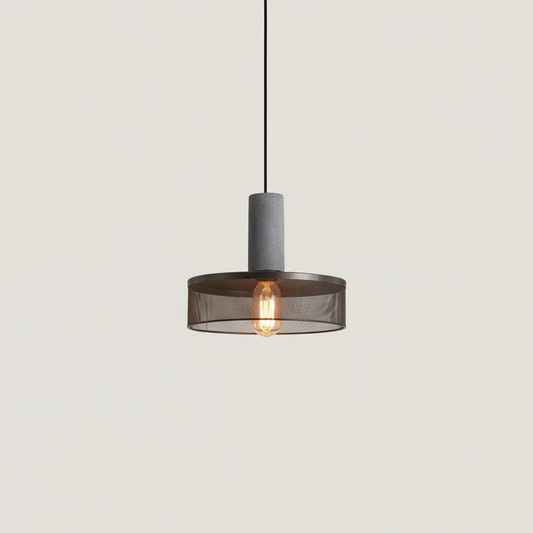 Betono_C | Industriële LED-hanglamp – Beton & IJzer