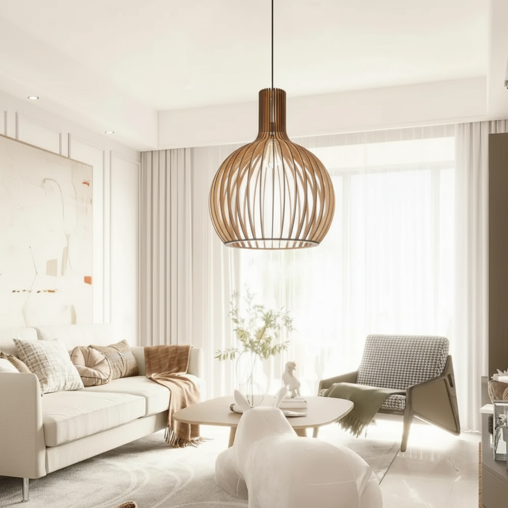 Natura Orb Bambus hanglamp – handgemaakte hanglamp