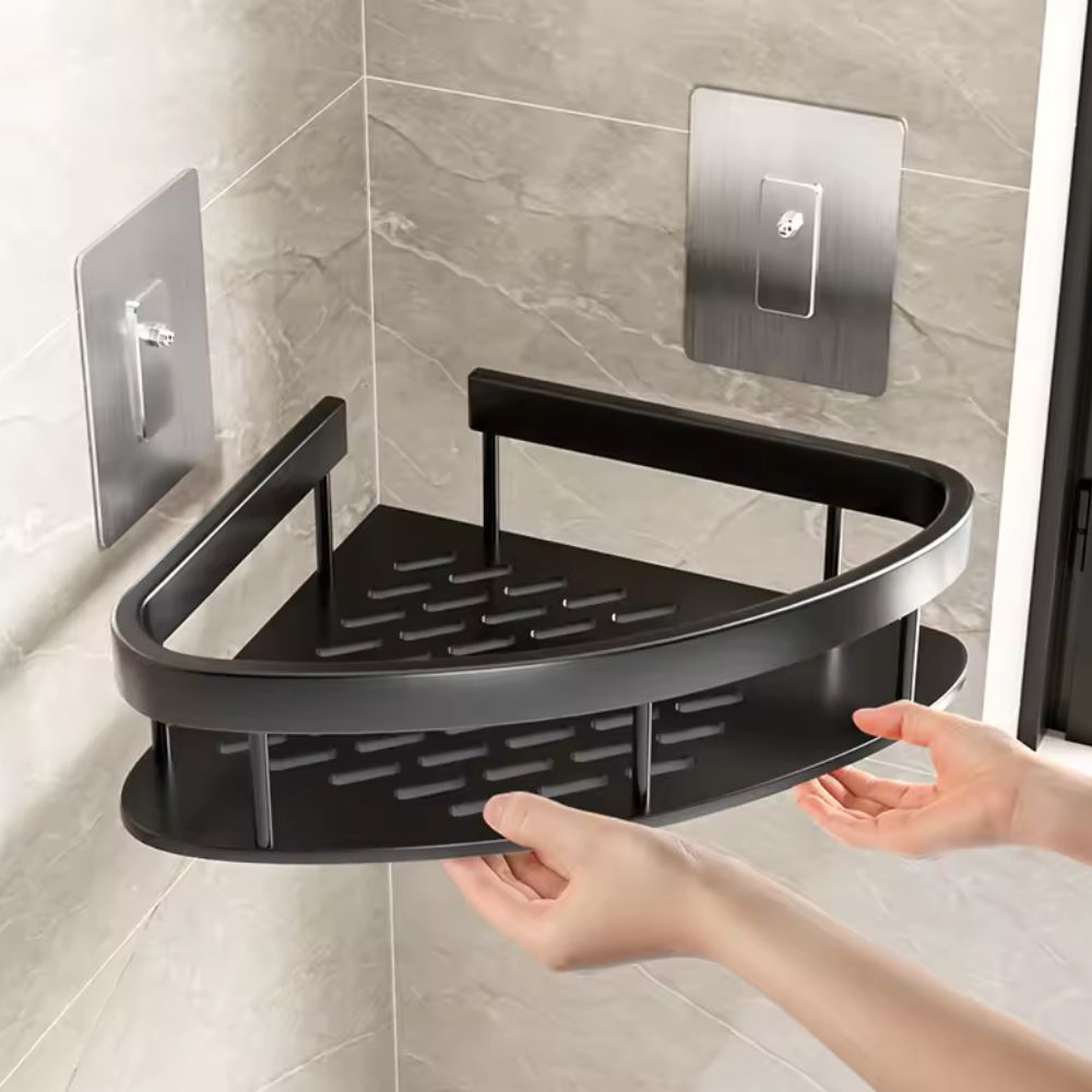 Aluminium Dusche Regal | Selbstklebend, Rostfrei, Modern 1