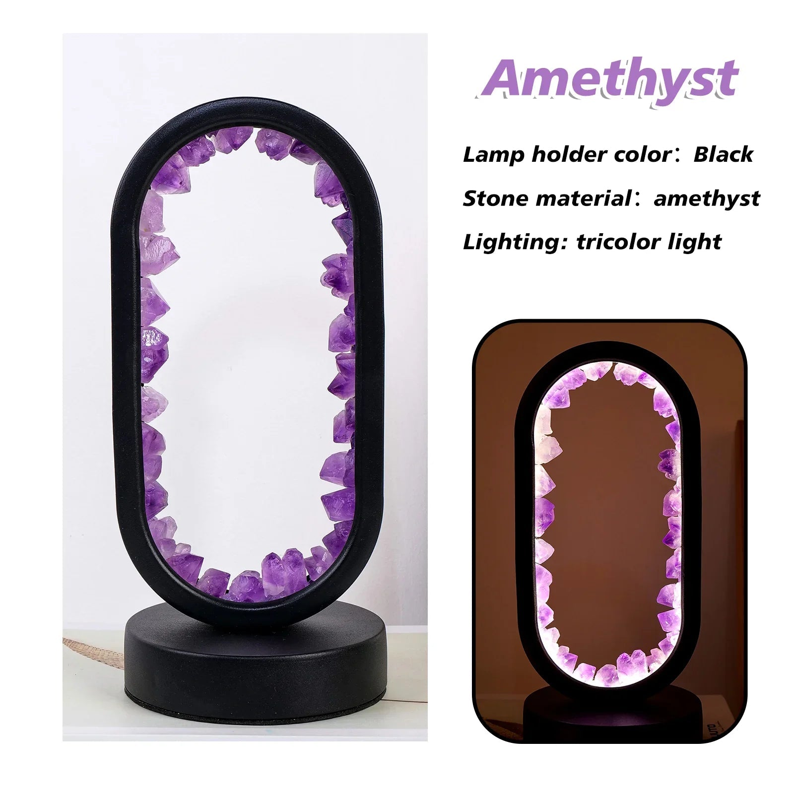 Amethyst Lampe | Natürliche Entspannungsbeleuchtung 11
