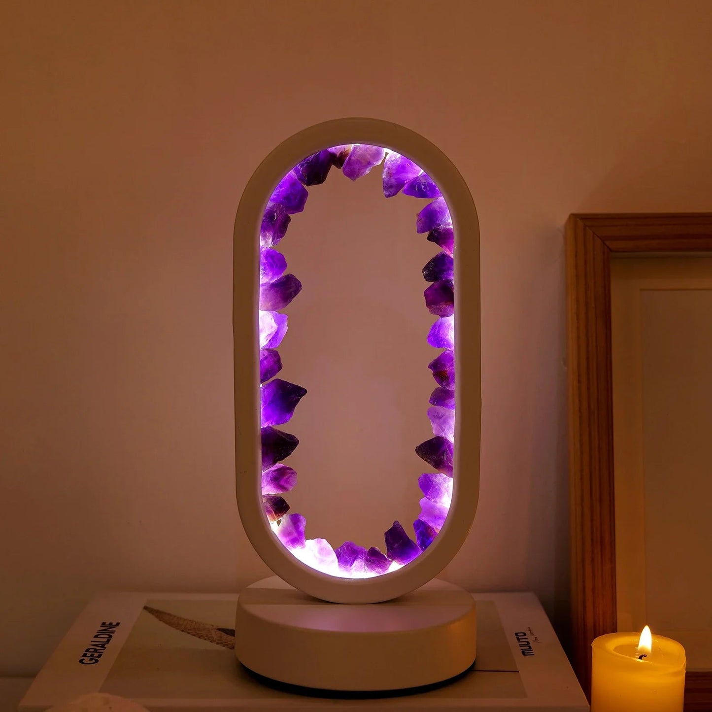 Amethyst Lampe | Natürliche Entspannungsbeleuchtung 4