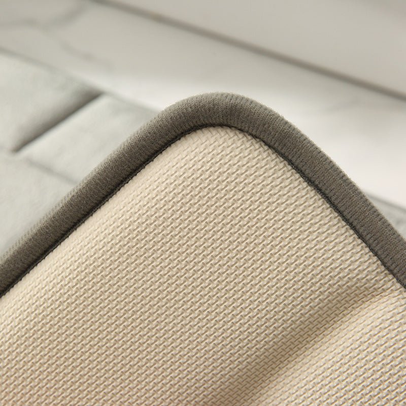 Antirutsch-Badmatte Beige Ziegelmuster | Bade Matten 2