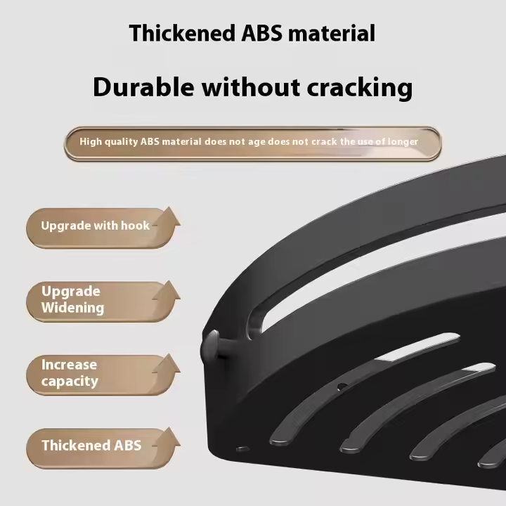 AquaLock Duschregal | Duschablage Ohne Bohren Transparent 7
