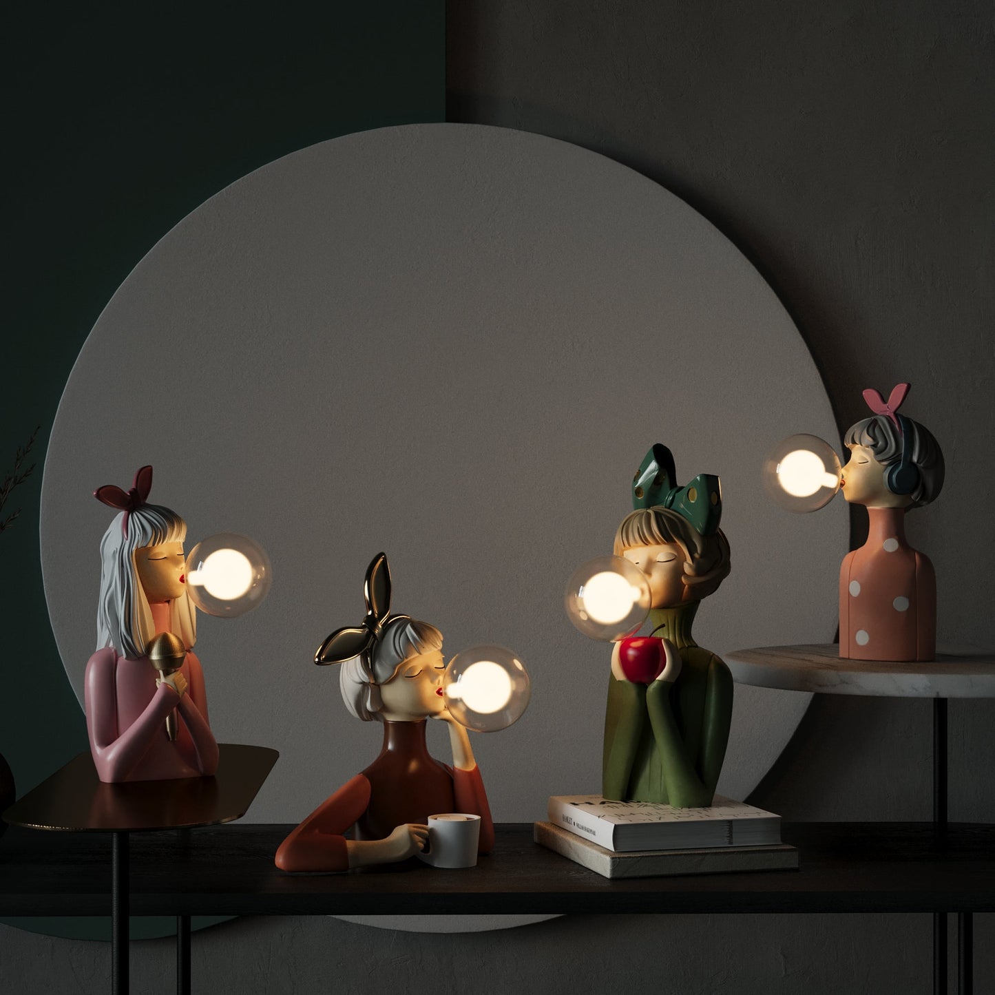Artisan Sisters Tischleuchte | Handgefertigte Nachttischlampe 5