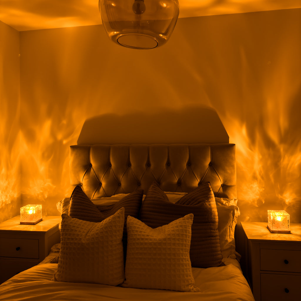 AuroraGlow | LED Tischlampe mit 16 Farben und Fernbedienung 7