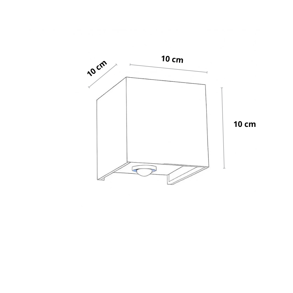Außenlampe Mit Sensor 12W IP65 | Moderne Außenbeleuchtung Garten 5