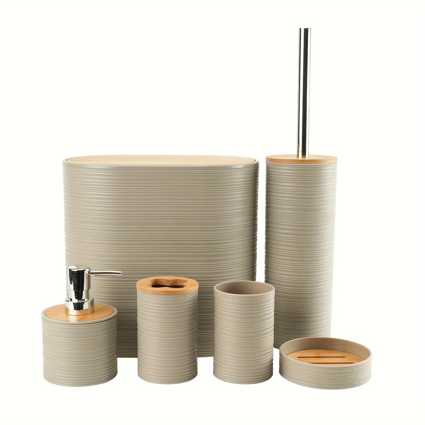 Badezimmer Set 6-teilig | Elegantes Zubehör für Ihr Bad 4