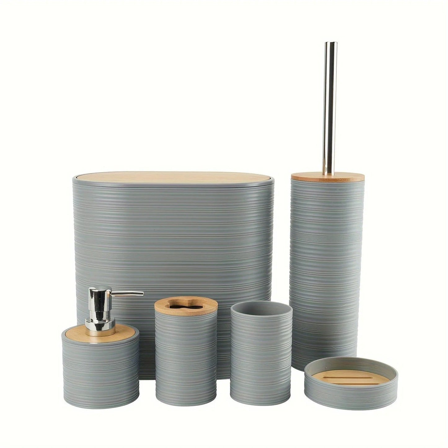 Badezimmer Set 6-teilig | Elegantes Zubehör für Ihr Bad 7
