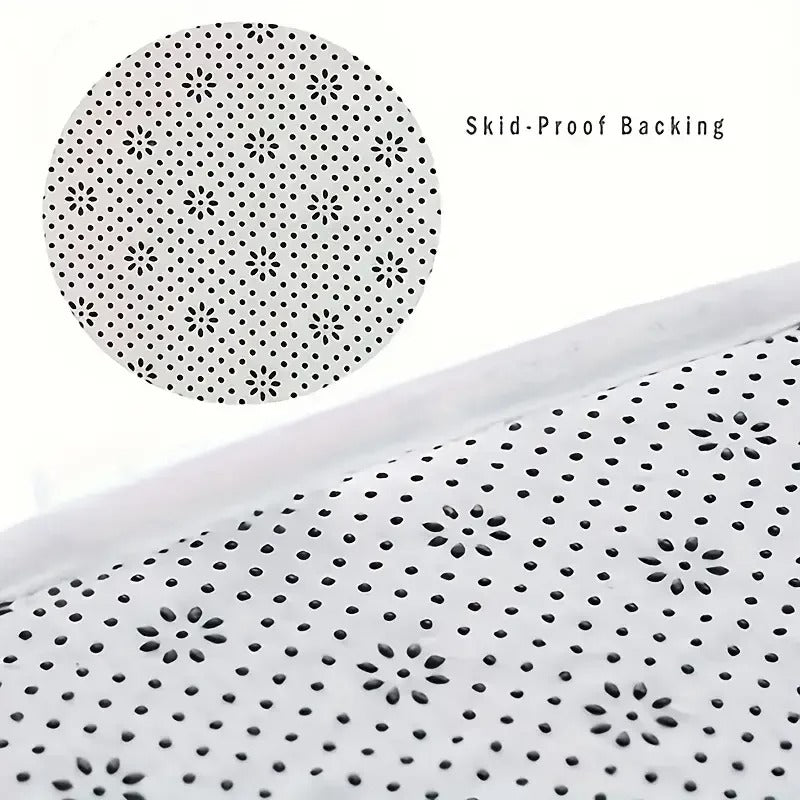 Badezimmermatte Schwarz | Dicke Antirutsch Wasserabsorbierende Matte 6
