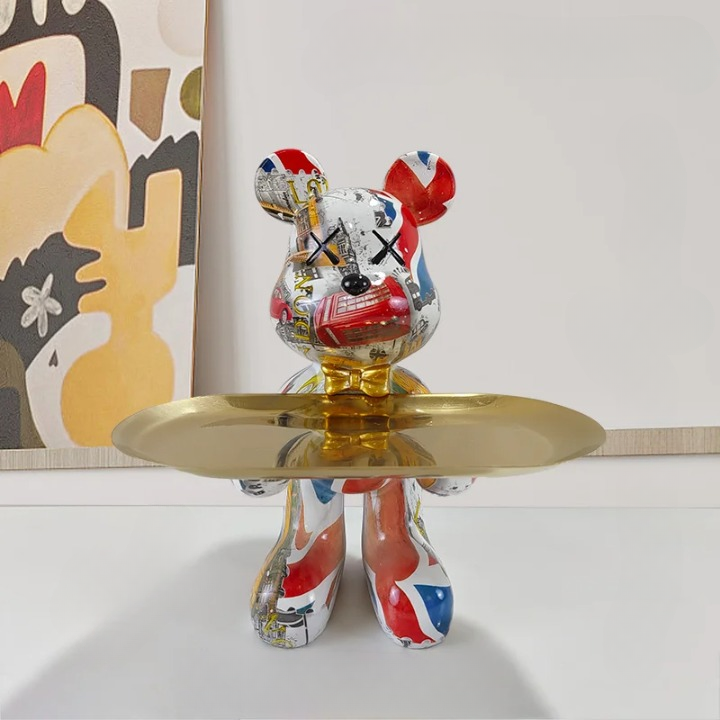 Bärenfigur Mit Schublade | Dekorative Aufbewahrung 20 cm 10