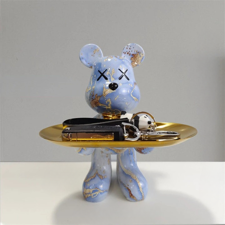 Bärenfigur Mit Schublade | Dekorative Aufbewahrung 20 cm 8