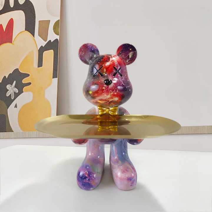 Bärenfigur Mit Schublade | Dekorative Aufbewahrung 20 cm 9