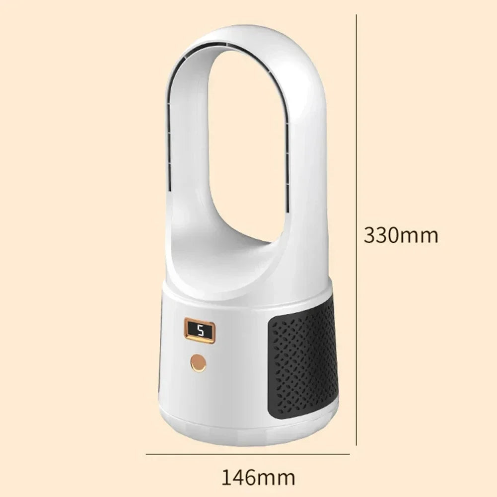 Bladeless Tischventilator | Leiser Ventilator mit Akku 4