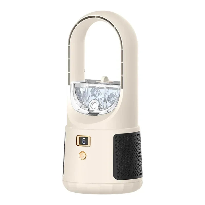 Bladeless Tischventilator | Leiser Ventilator mit Akku 8