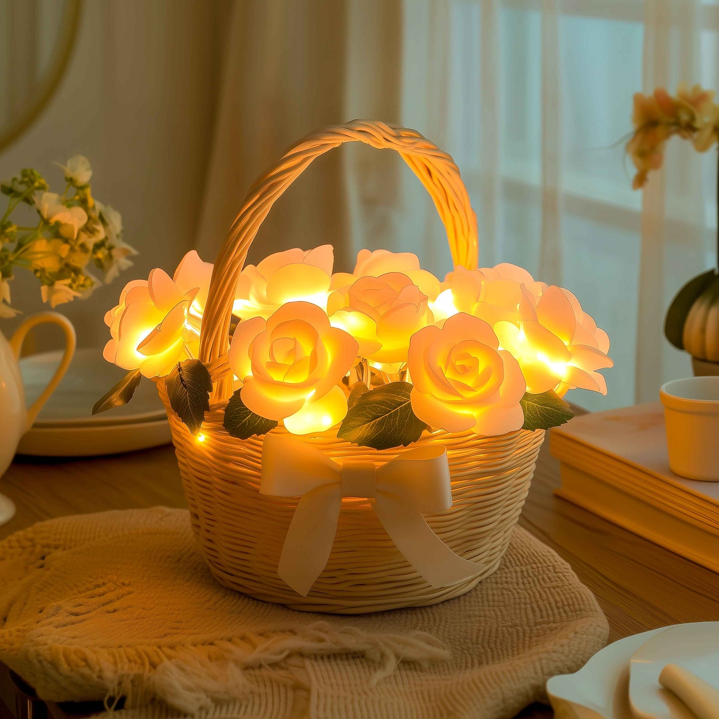 BloomBasket Licht | LED Blumenkorb 1