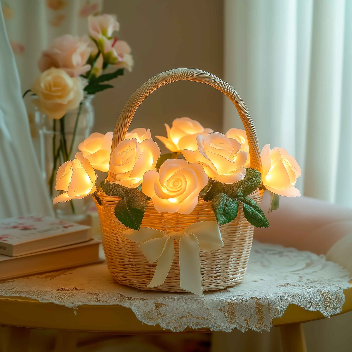 BloomBasket Licht | LED Blumenkorb 3