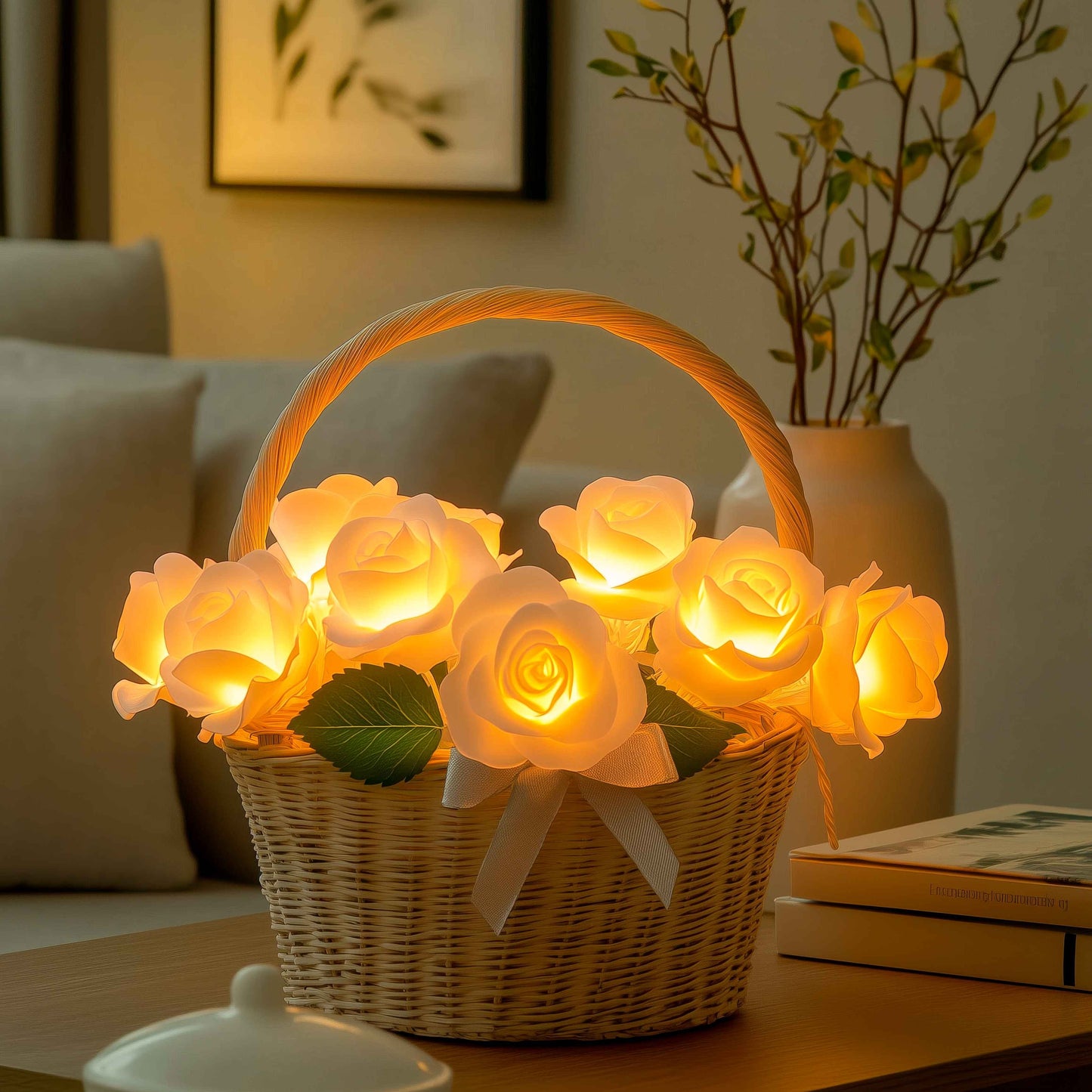 BloomBasket Licht | LED Blumenkorb 4