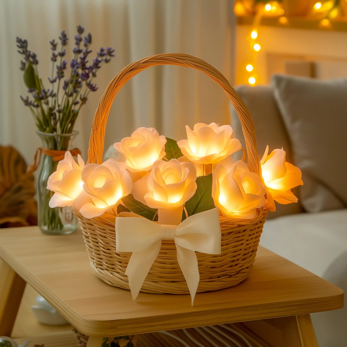 BloomBasket Licht | LED Blumenkorb 5