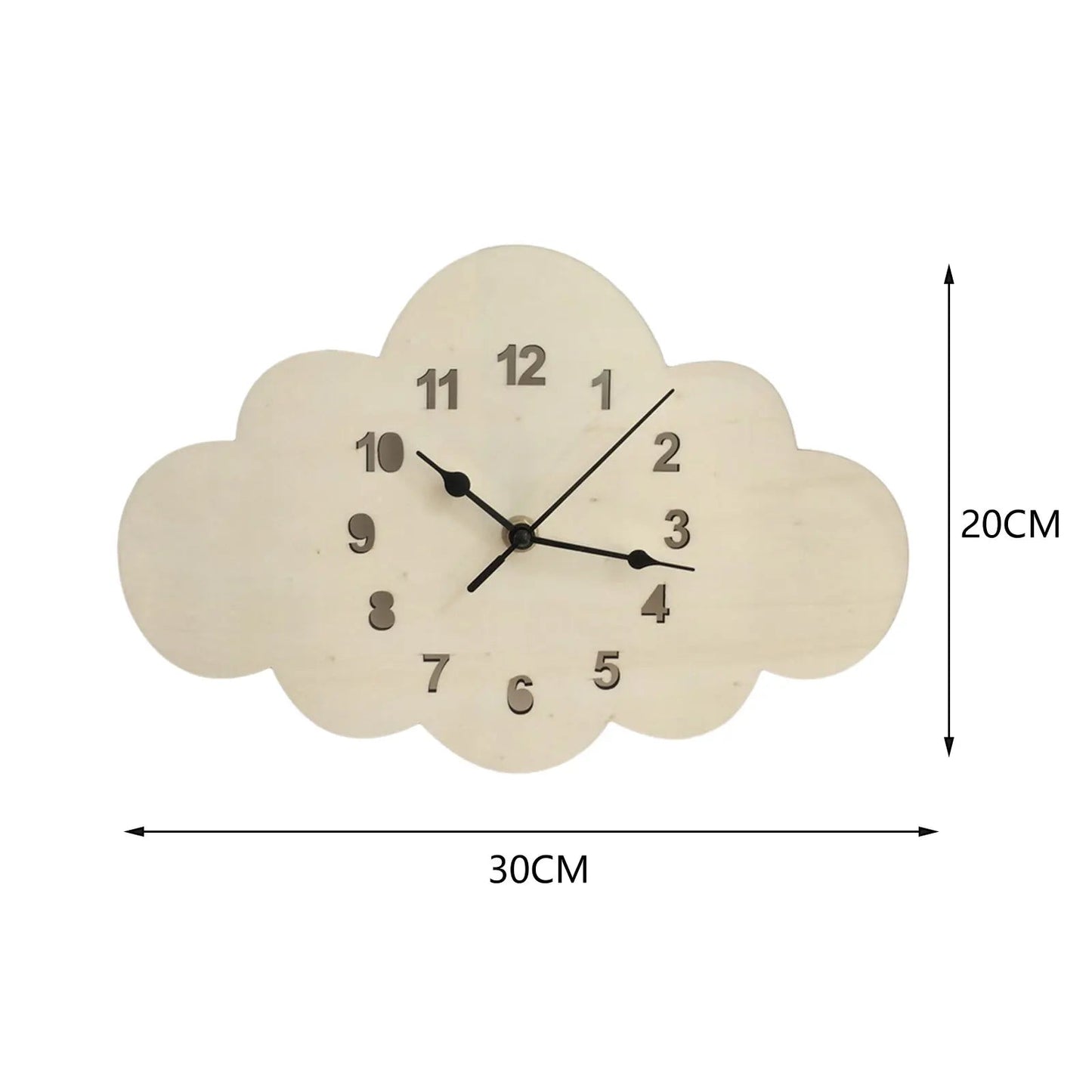 BloomTime | Wanduhr Modern 30 cm Bunt Holz 8
