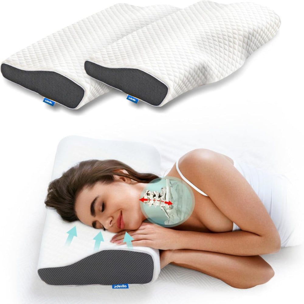 BreatheEase Nackenkissen | Orthopädisches Anti-Schnarch-Kissen 1